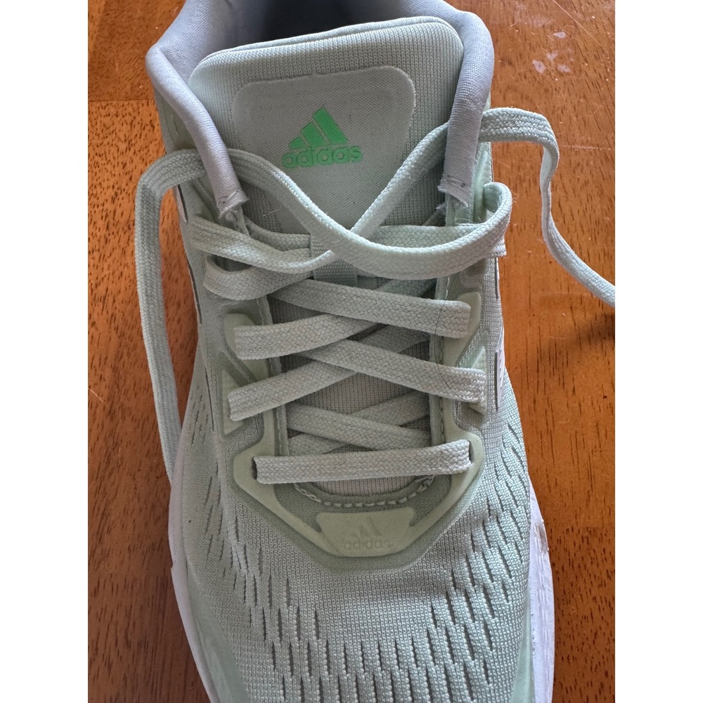 Adidas Women's Questar Mint Rush Silver Metallic Running Shoes Size 7 - Picture 6 of 6